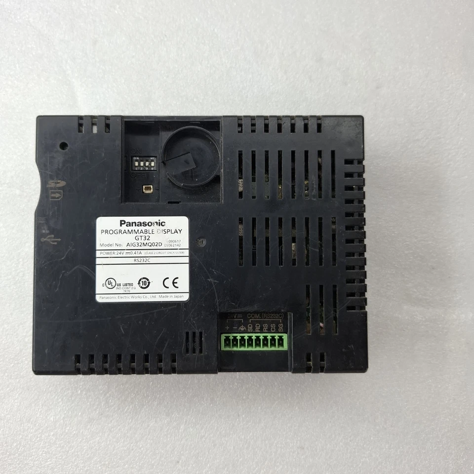 Panasonic GT32 AIG32MQ02D Programmable Display 24VDC AIG32MQ02D Tested as Photo